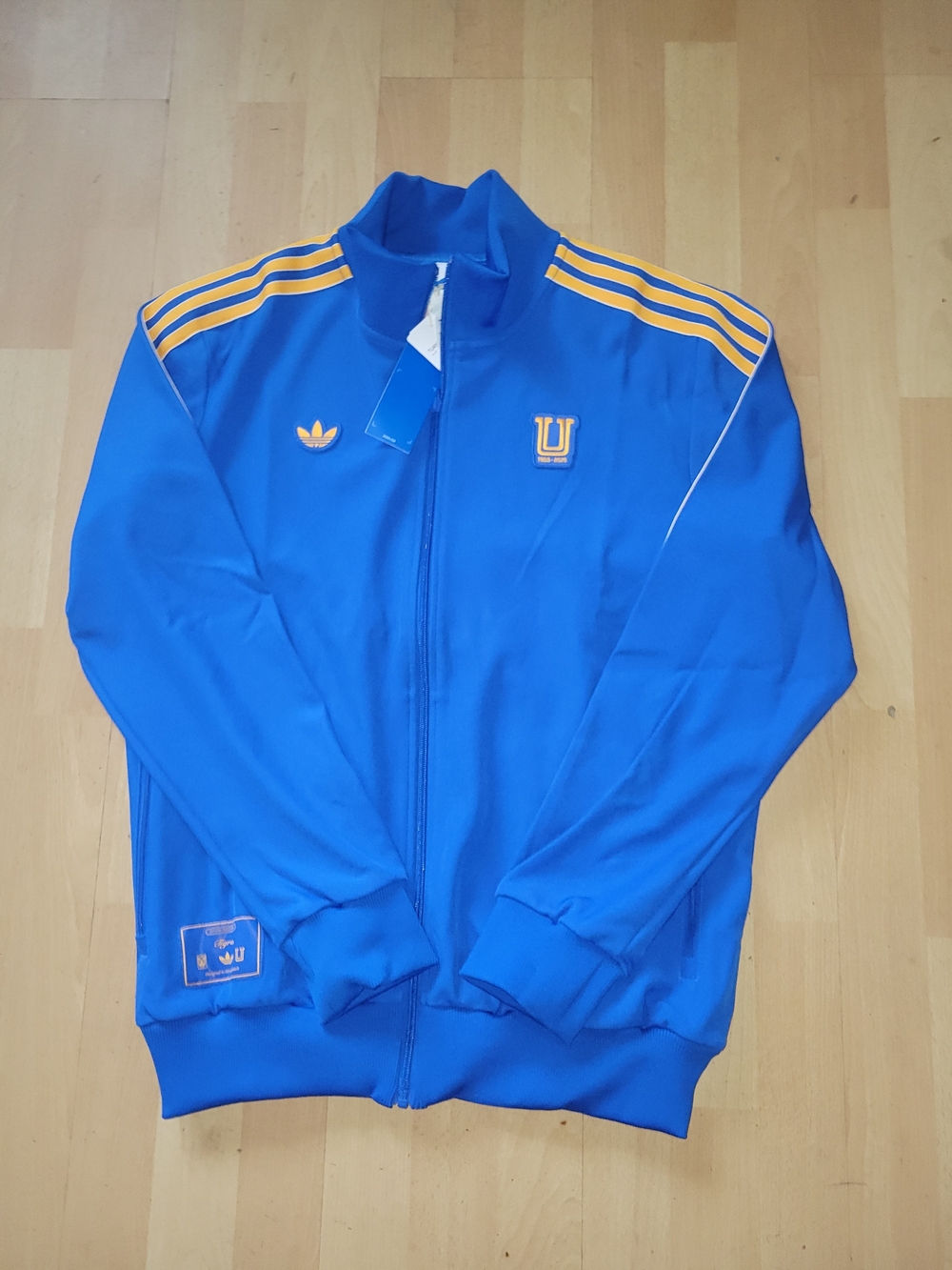 Tigres UANL adidas Terrace Icons Full-Zip Track Jacket - Blue